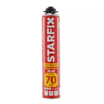 Монтажная пена Starfix Foam Pro Plus 70 SM-65524-1, 890 мл