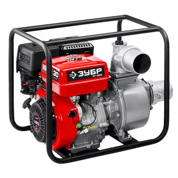 Мотопомпа бензиновая Зубр МП-1600, 1600 л/мин