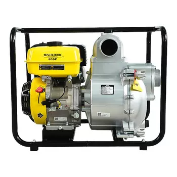 Мотопомпа Snirrex бензиновая для сильно загрязненной воды 80SP (1300 л/мин, 30м, 3")