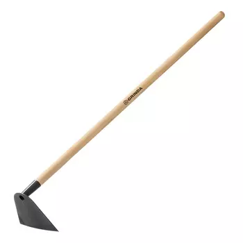 Мотыга Grinda GH-190 Wood 39597, 190 x 145 x 1300 мм, трапециевидный профиль, углеродистая сталь, антикор. покрытие, деревянный черенок