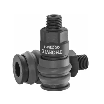 Муфта БРС Thorvik QCCSM14 053641 европейского типа с наружней резьбовой частью BSPT 1/4"