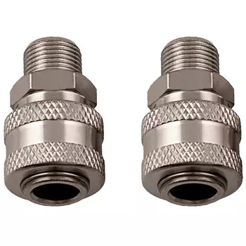 Муфта универсальная быстросъемная ("мама") Stels 57057, внешняя резьба 3/8", 2 шт.