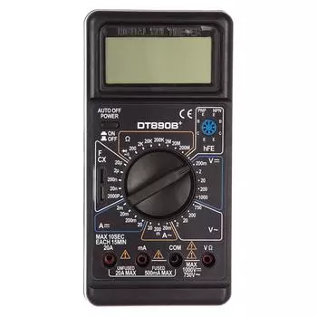 Мультиметр Ресанта DT 890 B+ (диапазон измерений DC 0.002-20а / 0.2-1000в)