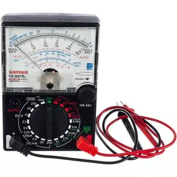 Мультиметр Ресанта YX-360 TRn (диапазон измерений DC 0.0025-0.25а / 0.5-1000в, провода)