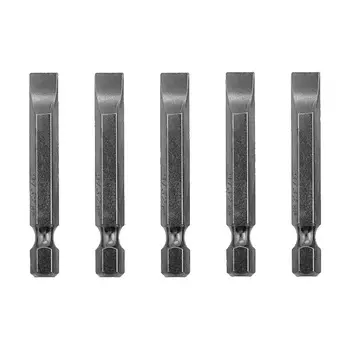 Набор бит Denzel 7711313, SL9/32"x2", 5 шт.