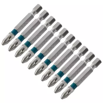 Набор бит Gross 11345 (РZ2х50, сталь S2, 10 шт.)