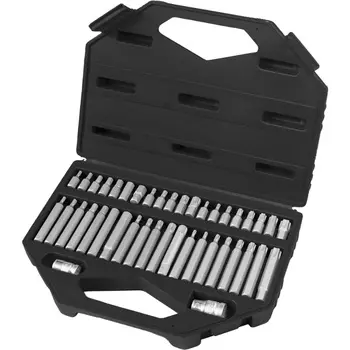 Набор бит HEX, TORX, SPLINE Stels 11318 (шестигранный хвостовик 3/8, CrV, 42 шт.)