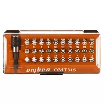 Набор бит Ombra OMT31S 055010, 31 предмет