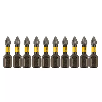 Набор бит торсионных Denzel 11684, PH1x25 мм, лазерная обработка шлица, сталь S2, 10 шт