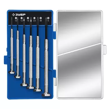 Набор часовых отверток Зубр Часовщик 25666, 6 предметов