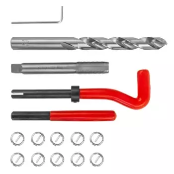 Набор для восстановления резьбы Thorvik TRIS12125 053178, M12x1.25, 15 предметов