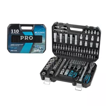 Набор головок и бит Pro Startul LE MANS PRO-110L, 1/4",1/2", 110 предметов