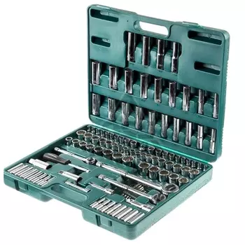 Набор инструмента Jonnesway S05H48107S, универсальный, 1/4", 3/8" и 1/2"DR, 107 предметов