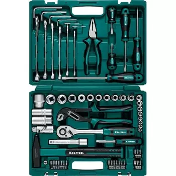 Набор инструмента Kraftool EXTREM-66 27976-H66, универсальный 66 предм. (1/2"+1/4")