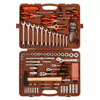 Набор инструмента Ombra OMT131S, 131 предмет, 1/4", 3/8" и 1/2"