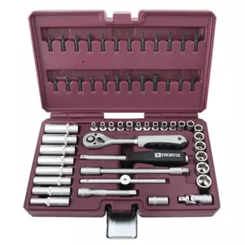 Набор инструмента Thorvik TS057 054003, 1/4"DR, 57 предметов