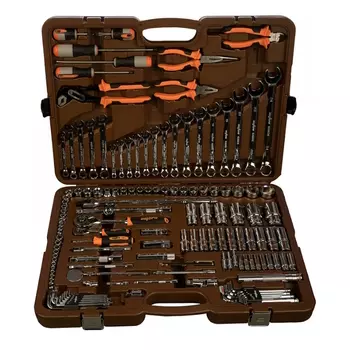 Набор инструмента универсальный Ombra OMT141S, 1/4", 3/8" и 1/2"DR, 141 предмет