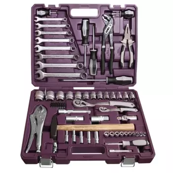 Набор инструмента универсальный Thorvik TS072 054004, 1/4", 1/2"DR, 72 предмета