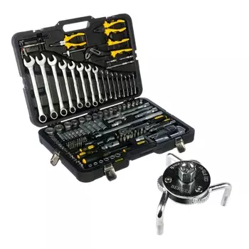 Набор инструментов Berger 151 предмет + Сьемник масляных фильтров BG3055