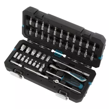 Набор инструментов Gross 14146 (1/4", CrV, 120 зубьев, 42 предмета)