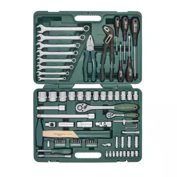 Набор инструментов Jonnesway S04H52477S, 77 предметов