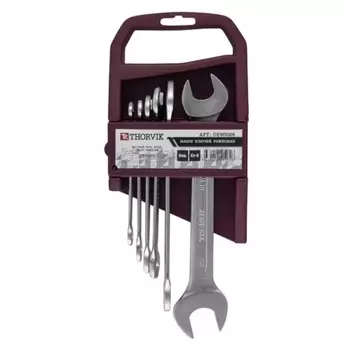 Набор ключей гаечных рожковых на держателе Thorvik OEWS006 052008, 6-22 мм, 6 предметов