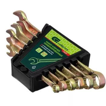 Набор ключей комбинированных Сибртех 15437, 8-17 мм. 6 шт.