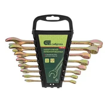Набор ключей комбинированных Сибртех 15438, 8-19 мм., 8 шт.