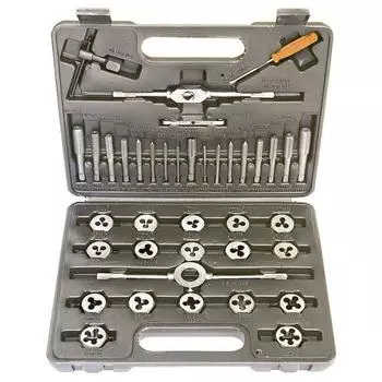 Набор метчиков и плашек Sparta 773155 М3-М12 (40 предметов)