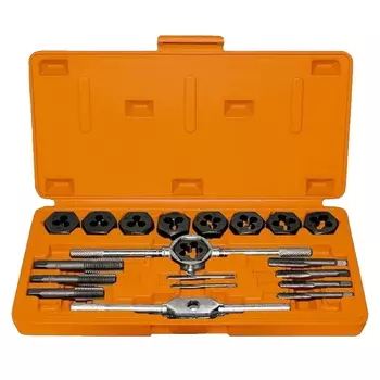 Набор метчиков и плашек Sparta М3-М12 773105 (20 предметов)