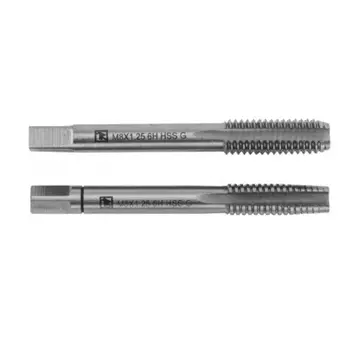 Набор метчиков Thorvik T-COMBO MT61S2 052814, двухпроходных ручных универсальных М6х1.0, HSS-G, 2 шт.