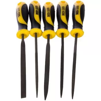 Набор надфилей Berger BG1149 (5 предметов, вес 0.1 кг, пластиковые рукоятки)
