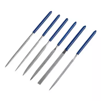 Набор надфилей Союз, 1051-01-140С (6 шт, обрезиненная рукоятка)