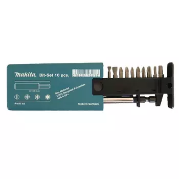 Набор насадок Makita P-16782, 10 шт. + магнитный держатель