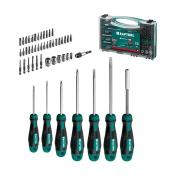 Набор отверток и насадок Kraftool X-Drive-50 25815, 50 шт.