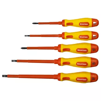Набор отверток Kraftool "Х-Drive ELECTRO" 250088-H6, 6 предметов (Cr-Mo-V сталь)
