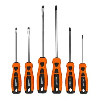 Набор отверток Sparta 11782, "Point", CrV, двухкомпонентные рукоятки, 6 шт