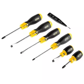 Набор отверток Stanley CushionGrip 065009 (вес 0.52 кг, 7 предметов; тип ph, sl)