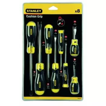 Набор отверток Stanley CushionGrip 065011 (вес, 0.58 кг, 8 предметов; тип ph, sl)