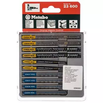Набор пилок Metabo 10шт 623600000