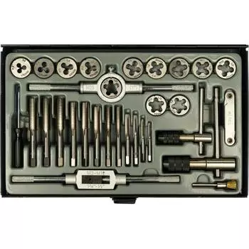 Набор плашек и метчиков Berger BG31TDS, 31 предмет