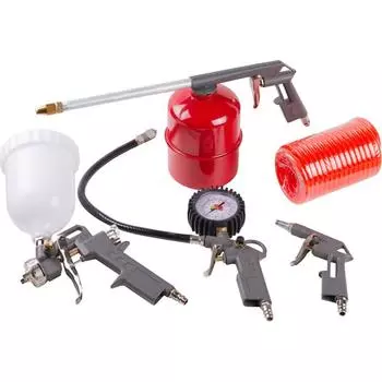 Набор пневмоинструмента Eco SGK-5, 5 предметов, верхний бак