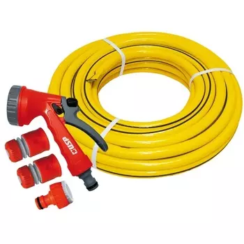 Набор поливочный USP 77280: шланг армированный 3/4"х15 м, 3 коннектора, пистолет 5 режимов