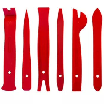 Набор приспособлений для демонтажа декоративных панелей салона автомобиля Thorvik` AURTS6 052797, 6 предметов