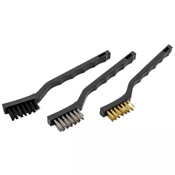 Набор щеток Союз 9011-01-S1С, 33x8 мм, 3 шт., медь, полипропилен, нержавеющая сталь