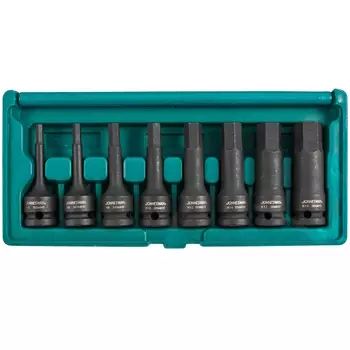 Набор шестигранных ударных головок Jonnesway S05A408S, 1/2"DR Н5-Н19, 8 предметов