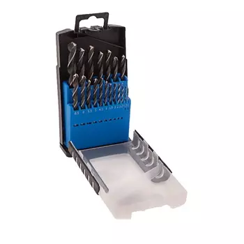 Набор сверл по металлу Барс 72372, 1-10 мм, 19 шт, Р6М5, цилиндрический хвостовик