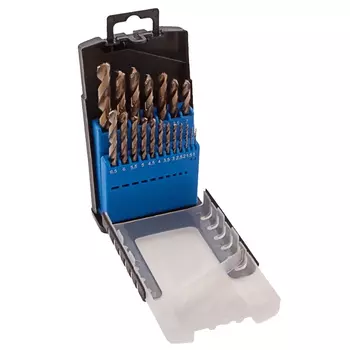 Набор сверл по металлу Барс 72378, 1-10 мм, 19 шт., Р6М5, многогранная заточка