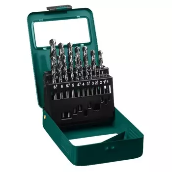 Набор сверл по металлу Kraftool 29651-H19, HSS-G, сталь М2 (S6-5-2), 19 шт. (1-10 мм)