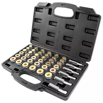 Набор Thorvik ODPRK1322 053216 для восстановления резьбы маслосливных отверстий, М13-М22, 114 предметов